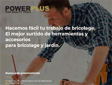 Tablet Screenshot of powerplus.es